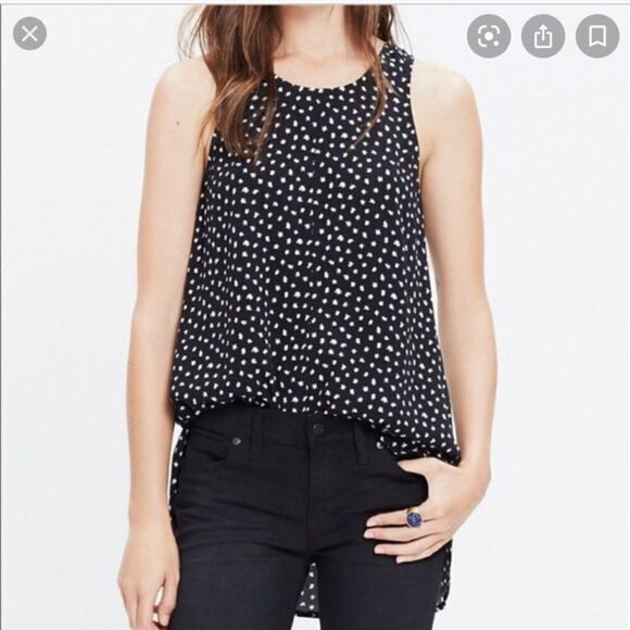 Madewell Racerback Tank in Star Flurry - Picture 2 of 9
